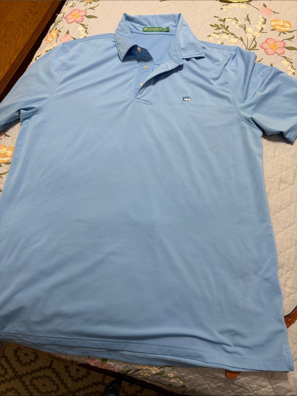 Southern Tide Club Blue polo PreOwned shirt Size Large